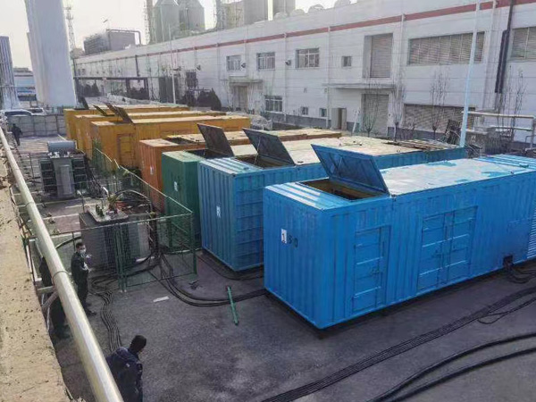 新疆柴油发电机出租案例展示